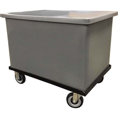 Bayhead GY-ST-C Plastic Container With Lid and Dolly 28x22x20-1/2