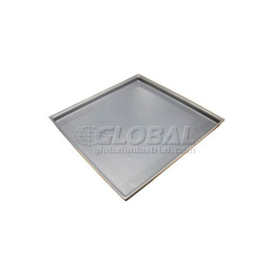 Rotationally Molded Plastic Tray 29-1/2 x29-1/2x2 Gray