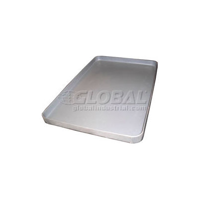Rotationally Molded Plastic Tray 38 x 26 x 2-1/2 Gray