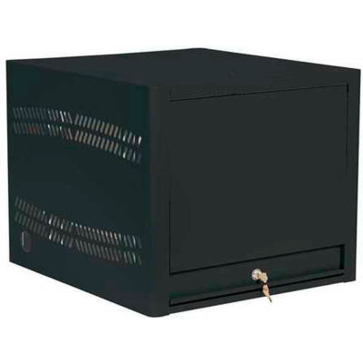 Datum Laptop Depot Storage and Charging Cabinet, 8-Device Capacity, Black