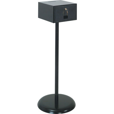 Drop Box 11" W x 6-1/4" H x12"D Black