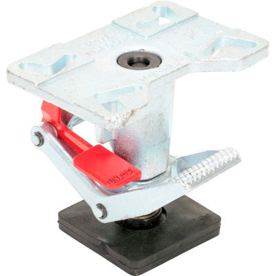 Adjustable Height Steel Floor Lock FL-ADJ-810 for 6" & 8" Casters