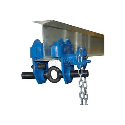 Geared Eye Adjustable Manual Trolley E-MT-2-C 2000 Lb. Capacity