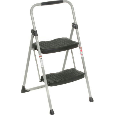Werner 2 Step Steel Folding Step Ladder 225 lb. Cap - 222-6