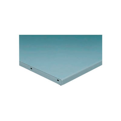 Global Industrial™ 60"W x 36"D x 1-3/4"H Steel Square Edge Workbench Top - 12 Gauge Steel Gray