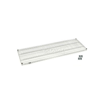 Nexel® S2472S Stainless Steel Wire Shelf 72"W x 24"D