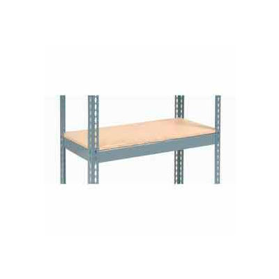 Global Industrial™ Additional Shelf Level Boltless Wood Deck 36"W x 12"D - Gray
