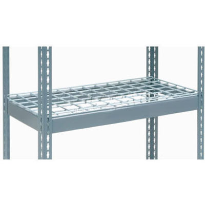 Global Industrial™ Additional Shelf Level Boltless Wire Deck 48"Wx12"D, 1500 lbs. Capacity, GRY
