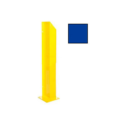 Heavy Duty Door Track Protector 24" Left Blue