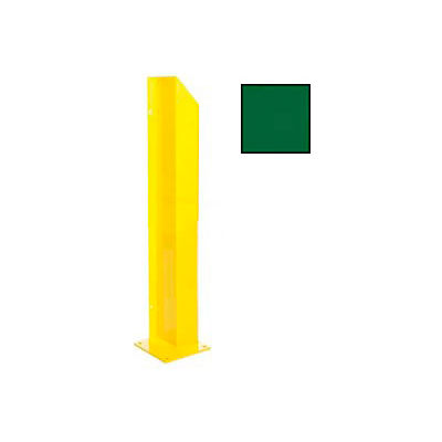 Heavy Duty Door Track Protector 24" Left Green