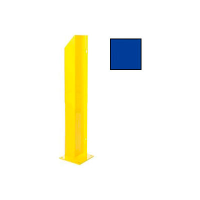 Heavy Duty Door Track Protector 36" Right Blue