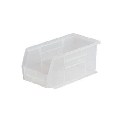Akro-Mils AkroBin® Plastic Stacking Bin 30234SCLAR - 5-1/2"W x 14-3/4"D x 5"H Clear - Pkg Qty 12
