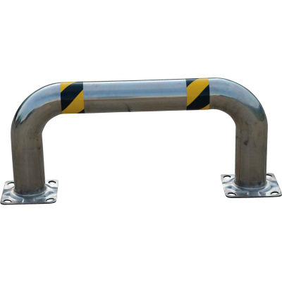 Stainless Steel Low Profile Rack Guard 36" L x 16" H x 4-1/2" Dia