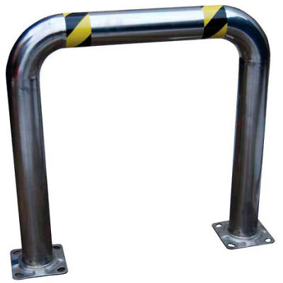 Stainless Steel High Profile Machinery Guard 48" L x 42" H x 4-1/2" Dia