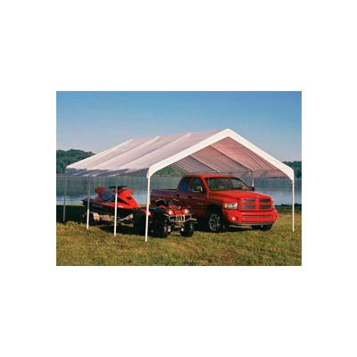 Shelterlogic Super Max™ Canopy 26773, 18'W X 20'L, 2" Frame, 8-Leg, White