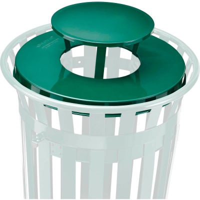 Global Industrial Rain Bonnet Lid - 36 Gallon Green