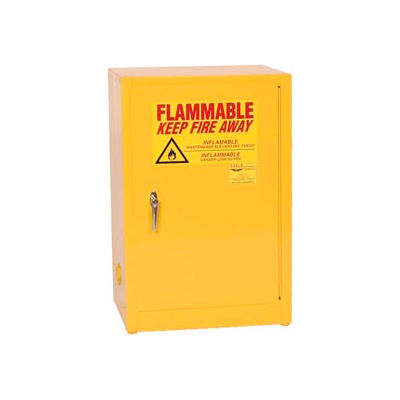 Eagle Compact Flammable Cabinet - Manual Close Door 12 Gallon