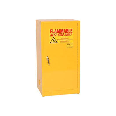 Eagle Compact Flammable Cabinet - Manual Close Door 16 Gallon
