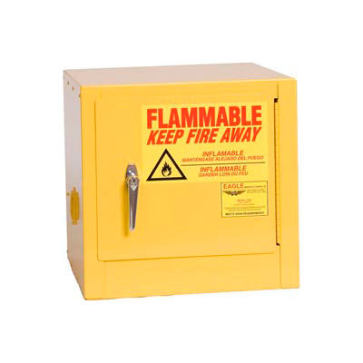 Eagle Compact Flammable Cabinet - Self Close Door 2 Gallon