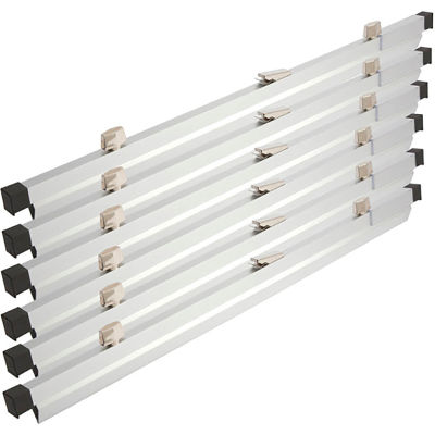 18-1/2" Hanging Clamps For Blueprint Storage Rack - Set of 6