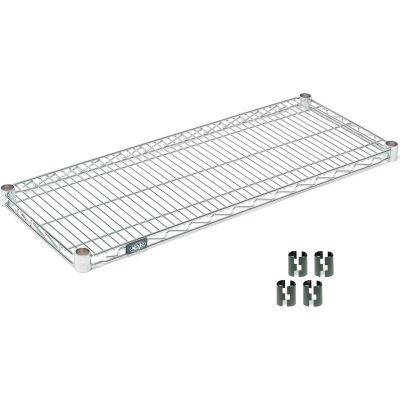 Nexel® S2142Z Poly-Z-Brite® Wire Shelf 42"W x 21"D