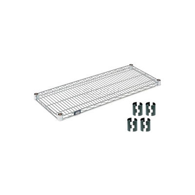 Nexel® S1460Z Poly-Z-Brite® Wire Shelf 60"W x 14"D