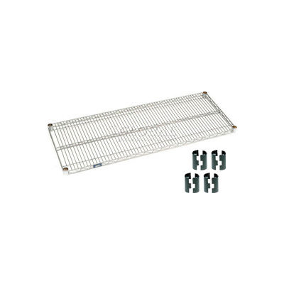 Nexel® S2172Z Poly-Z-Brite® Wire Shelf 72"W x 21"D