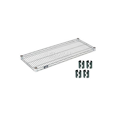 Nexel® S1454Z Poly-Z-Brite® Wire Shelf 54"W x 14"D