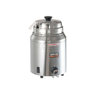 Server Fudge Server Warmer w/ Lift-Off Lid & Ladle, 3 QT Capacity
