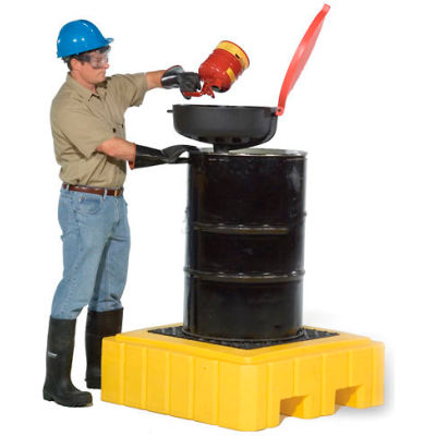 UltraTech Ultra-Spill Pallet Plus® Containment Pallet 9607 P1 1-Drum with Drain
