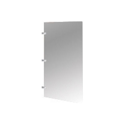 Stainless Steel Urinal Screen with Wall Mounting Brackets - 18"W x 42"H