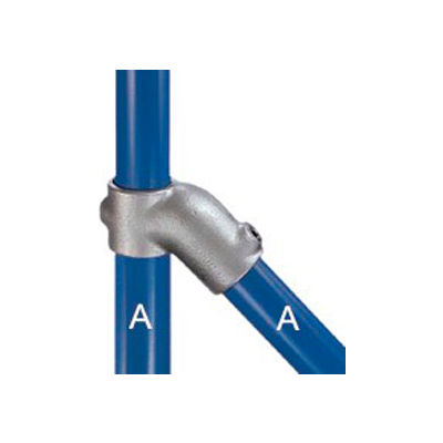 Kee Safety - 12 7 - 45 Degree Single Socket Tee, 1-1/4" Dia.
