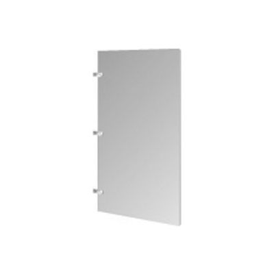 Steel Urinal Screen with Wall Mounting Brackets - 24"W (Gray)