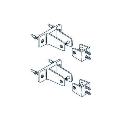 Mid Panel to Wall and Panel to Pilaster Bracket Kit for Steel Partition