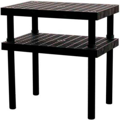 Plastic Work Bench with Grid Top - 36"W x 24"D x 36"H