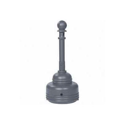 Poly Safesmoker Cigarette Disposal - 5 Quart Gray