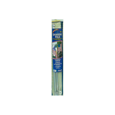 6' Aluminum Spinning Pole With Bracket & Fasteners - 2 Pc.