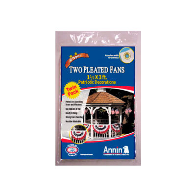 Patriotic Pleated Mini Us Fan