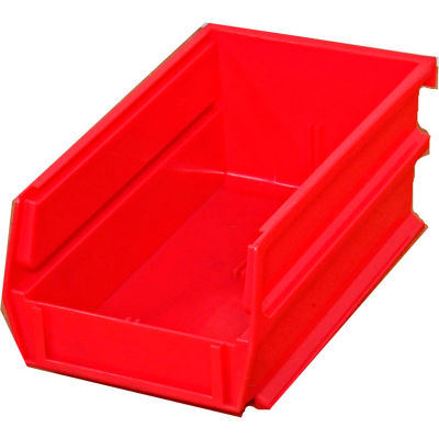 Storability Bins 7-3/8"D x 4"W x 3"H Red (10 pc)