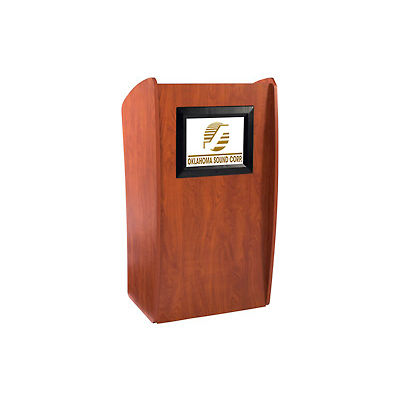 The Vision' Mobile Presentation Podium / Lectern with Built-In LCD Screen