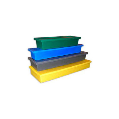 Bayhead Storage Container with Lid BS-18 - 18-1/2 x 3 x 2-1/2 Yellow