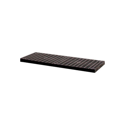 Structural Plastic Vented Shelf, 66"W x 24"D, Black
