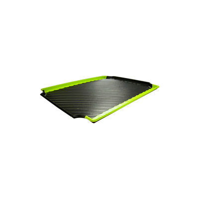Plastic Containment Tray 30"W x 24"D Yellow, Black & Yellow