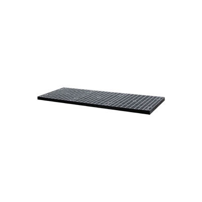 Structural Plastic Vented Shelf, 66"W x 36"D, Black
