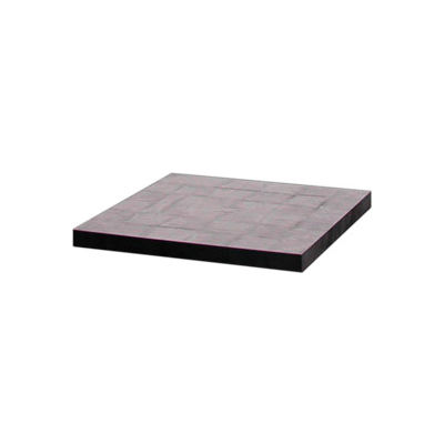 Structural Plastic Solid Shelf, 36"W x 36"D, Black