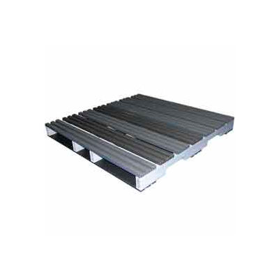 Rackable Extruded Plastic Pallet 48x48 4-Way Entry 2000 Lb Fork Capacity