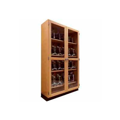 Diversified Woodcrafts Wood Clear Door Storage Cabinet 358-3622 - 36"W x 22"D x 84"H