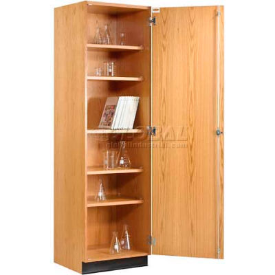 Diversified Woodcrafts Wood Solid Door Tall Storage Cabinet 313-2422 - 24"W x 22"D x 84"H