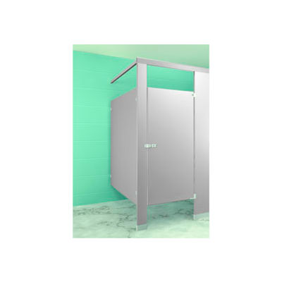Complete In-Corner ADA Approved Compartment - Right Side 60"W x 61-1/4"D Gray