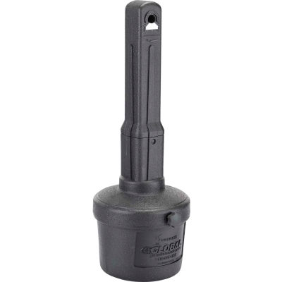 Global Industrial Black Outdoor Ashtray - 1-1/2 Gallon